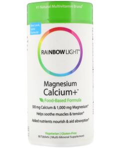 Rainbow Light - Magnesium Calcium+ - 90 tablets