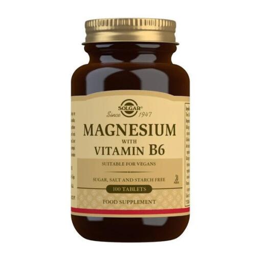 Solgar - Magnesium with Vitamin B6 - 100 tabs