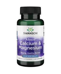Swanson - Albion Calcium & Magnesium - 60 caps