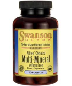 Swanson - Albion Chelated Multi-Mineral without Iron - 120 caps