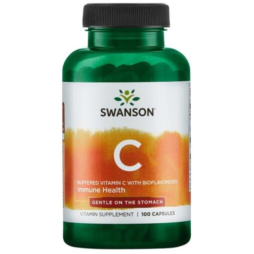 Swanson - Buffered Vitamin C with Bioflavonoids - 100 caps
