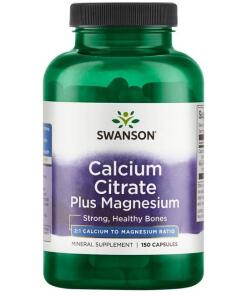 Swanson - Calcium Citrate Plus Magnesium - 150 caps
