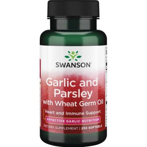 Swanson - Garlic and Parsley with Wheat Germ Oil - 250 softgels