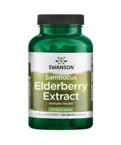 Swanson - Sambucus Elderberry Extract - 120 vcaps