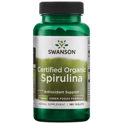 Swanson - Spirulina Organic - 180 tabs