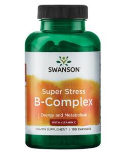 Swanson - Super Stress B-Complex with Vitamin C - 100 caps