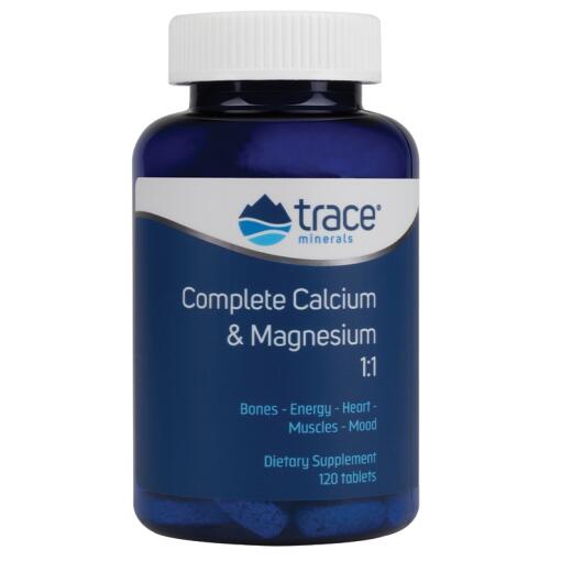 Trace Minerals - Complete Calcium & Magnesium 1:1 - 120 tablets