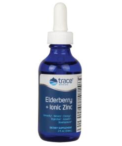 Trace Minerals - Elderberry + Ionic Zinc - 59 ml.
