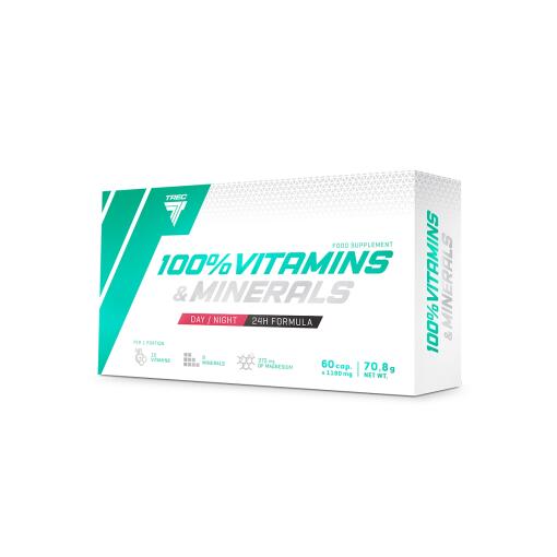 Trec Nutrition - 100% Vitamins & Minerals - 60 caps