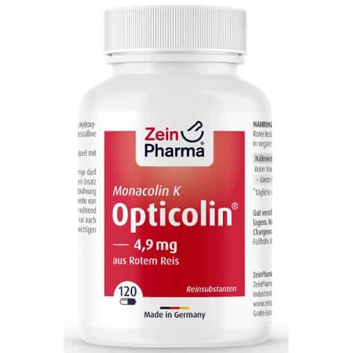 Zein Pharma - Monacolin K Opticolin - 120 vcaps