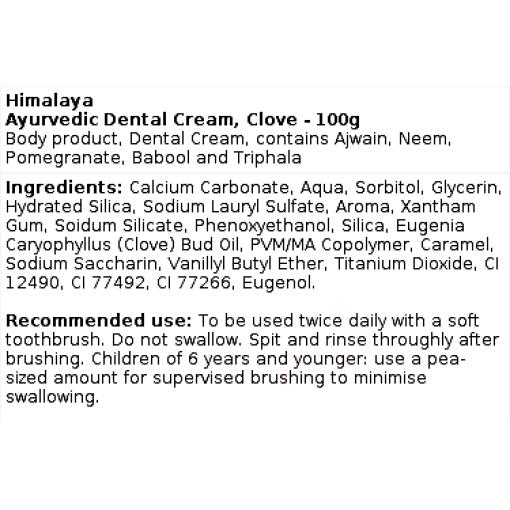 Ayurvedic Dental Cream