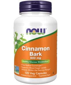 Cinnamon Bark 600 mg Veg Capsules