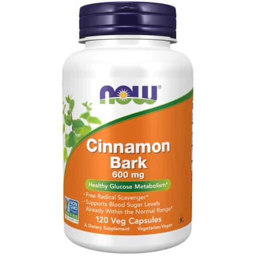 Cinnamon Bark 600 mg Veg Capsules