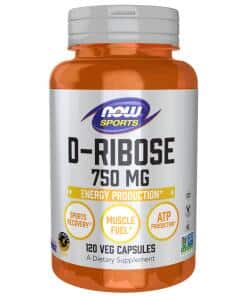 D-Ribose 750 mg Veg Capsules