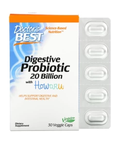 Doctor's Best Digestive Probiotic with Howaru