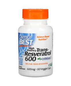 Doctor's Best High Potency Trans-Resveratrol 600
