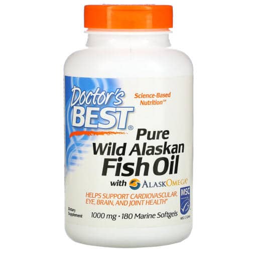 Doctor's Best Pure Wild Alaskan Fish Oil with AlaskOmega