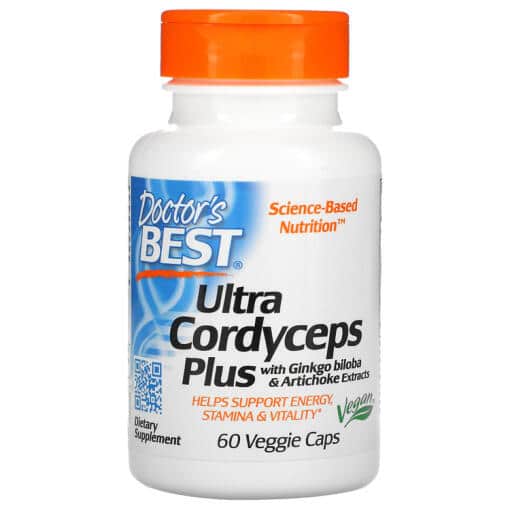 Doctor's Best Ultra Cordyceps Plus with Ginkgo Biloba and Artichoke Extracts