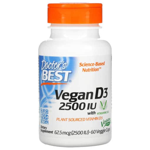 Doctor's Best Vegan D3 with Vitashine D3