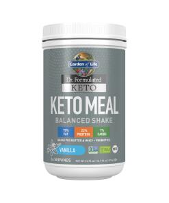 Dr. Formulated Keto Meal Balanced Shake Vanilla 23.70oz (672g) Powder