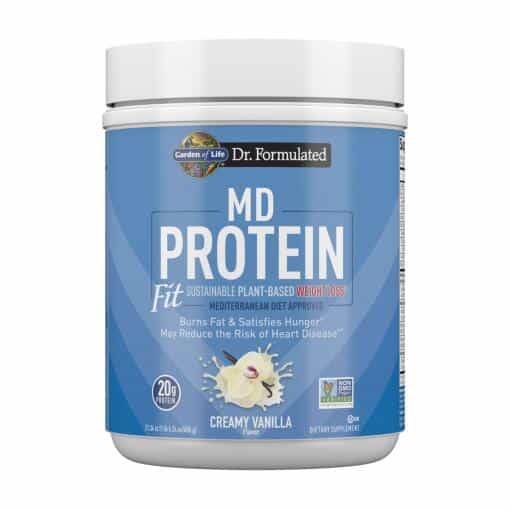 Dr. Formulated MD Protein Fit Sustainable Plant-Based Weight Loss Creamy Vanilla 21.34oz (605 g)
