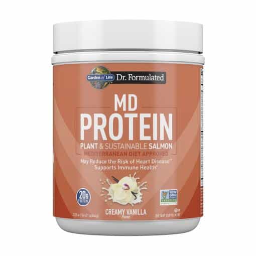 Dr. Formulated MD Protein Plant & Sustainable Salmon Creamy Vanilla flavor 22.71oz (644 g)