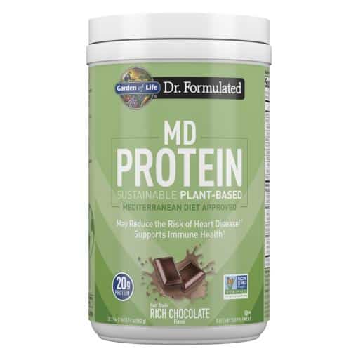 Dr. Formulated MD Protein Sustainable Plant-Based Fair Trade Rich Chocolate 31.11oz (882g)