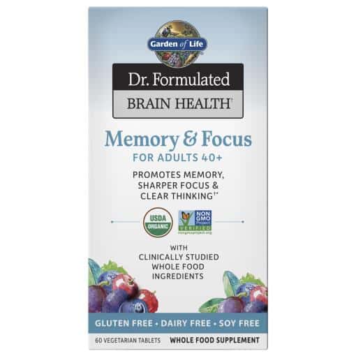 Dr. Formulated Memory & Focus For Adults 40+ 60 Tablets