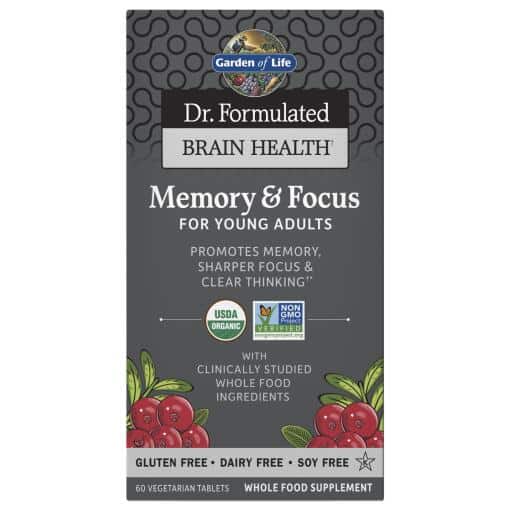 Dr. Formulated Memory & Focus For Young Adults 60 Tablets