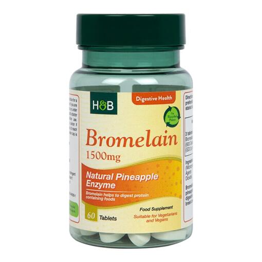 Holland & Barrett Bromelain 1500mg 60 Tablets