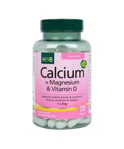 Holland & Barrett Calcium + Magnesium & Vitamin D 120 Tablets