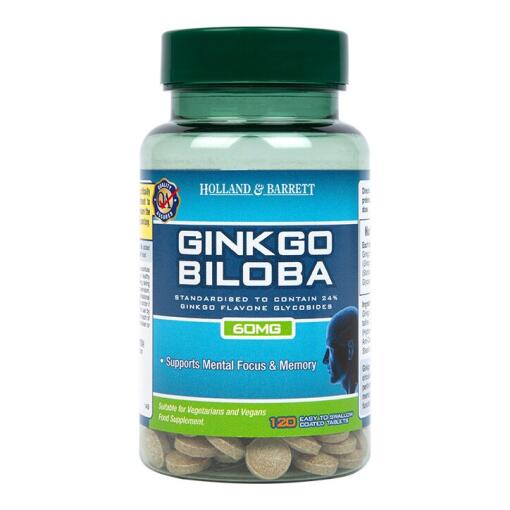 Holland & Barrett Ginkgo Biloba 120 Tablets 60mg