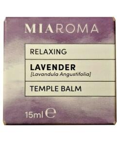 Holland & Barrett - Miaroma Relaxing Lavender Temple Balm - 15 ml.