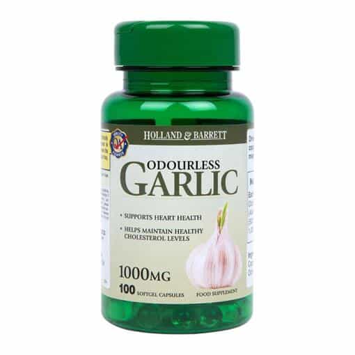 Holland & Barrett Odourless Garlic 1000mg 100 Capsules
