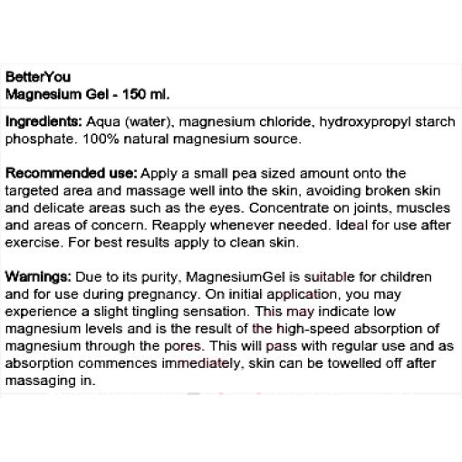 Magnesium Gel - 150 ml.