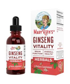 MaryRuth Organics - Ginseng Vitality Herbals Liquid Drops - 30 ml.