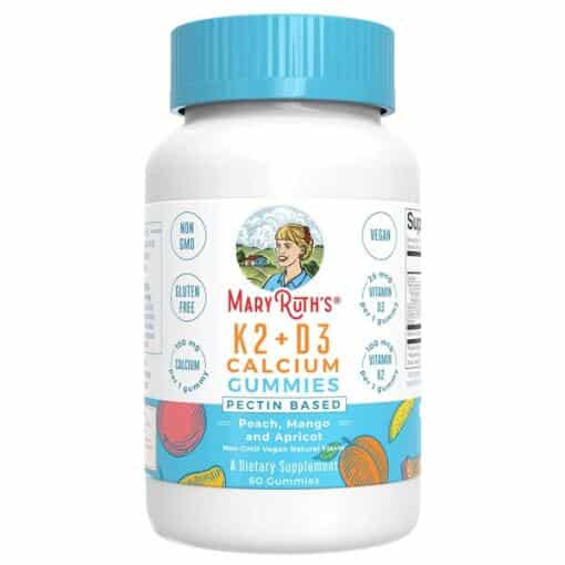 MaryRuth Organics - K2 + D3 Calcium Gummies