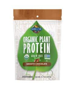 Organic Plant Protein Smooth Chocolate 9.7oz (276g) Powder