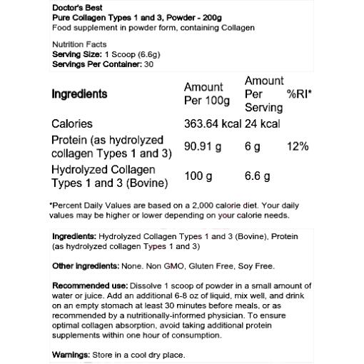 Pure Collagen Types 1 and 3
