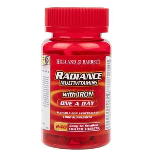 Radiance Multivitamins with Iron One a Day - 240 tabs