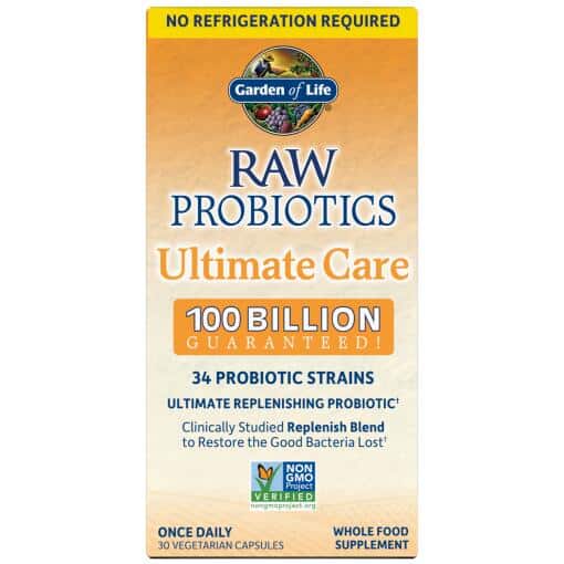 Raw Probiotics Ultimate Care Shelf-Stable 30 Capsules