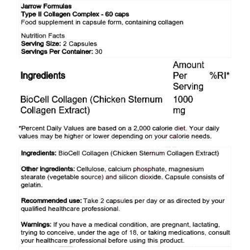 Type II Collagen Complex - 60 caps