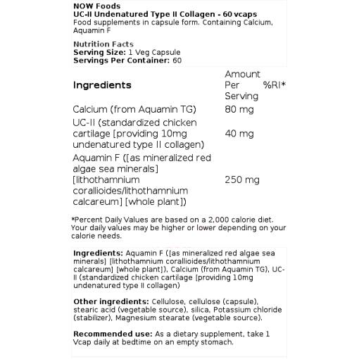 UC-II Undenatured Type II Collagen