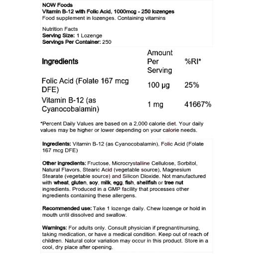 Vitamin B-12 with Folic Acid