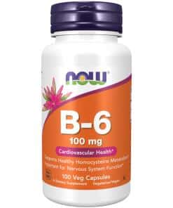 Vitamin B-6 100 mg Veg Capsules