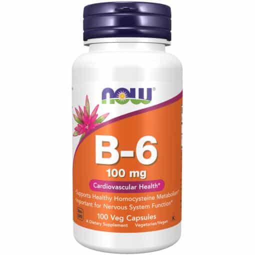 Vitamin B-6 100 mg Veg Capsules