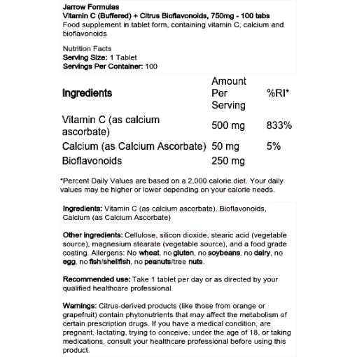 Vitamin C (Buffered) + Citrus Bioflavonoids