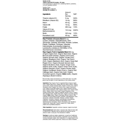 Vitamin Code RAW B-Complex