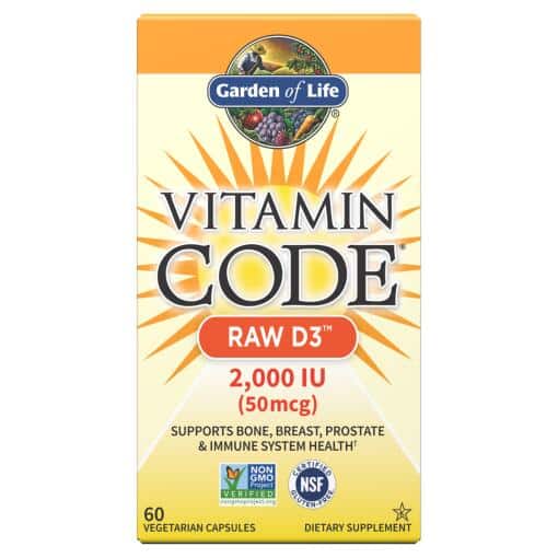 Vitamin Code Raw D3 2000 IU Capsules