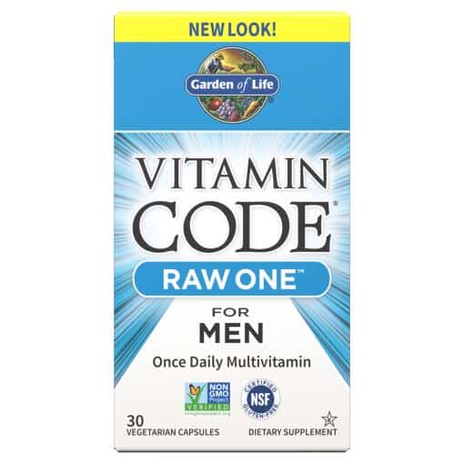 Vitamin Code Raw One for Men Multivitamin Capsules